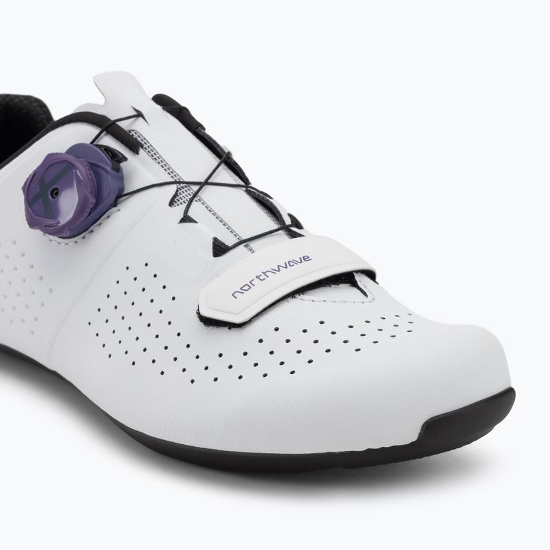 Кросівки велосипедні жіночі Northwave Storm Carbon white/dark purple 7
