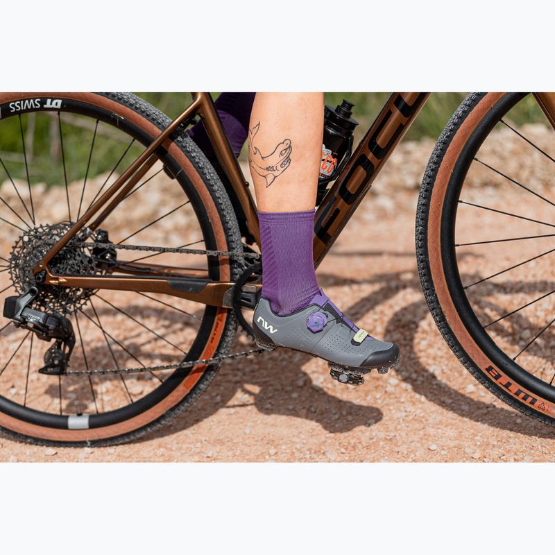 Кросівки велосипедні MTB жіночі Northwave Razer dark grey/dark purple 5