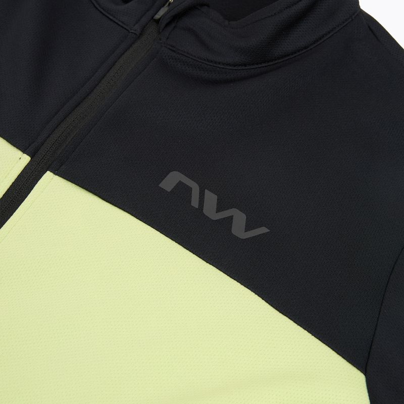 Кофта велосипедна чоловіча Northwave Force 2 Jersey FZ cool matcha/black 3
