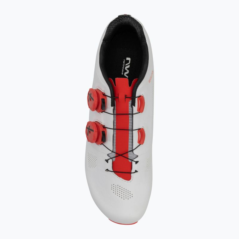 Кросівки велосипедні чоловічі Northwave Revolution white/red fluo 5