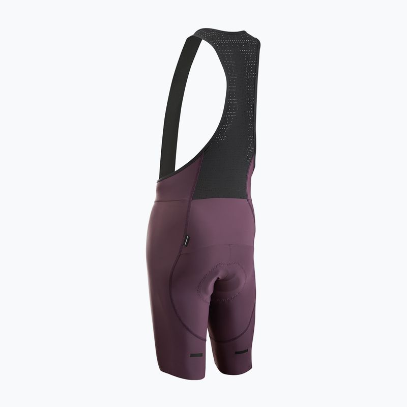 Шорти велосипедні чоловічі Northwave Fast Bibshort grape wine 2