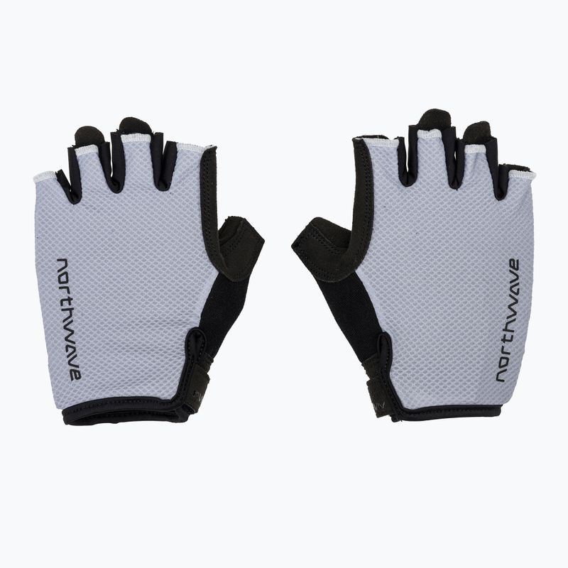 Рукавички велосипедні чоловічі Northwave Active Max Short Finger ice grey 2