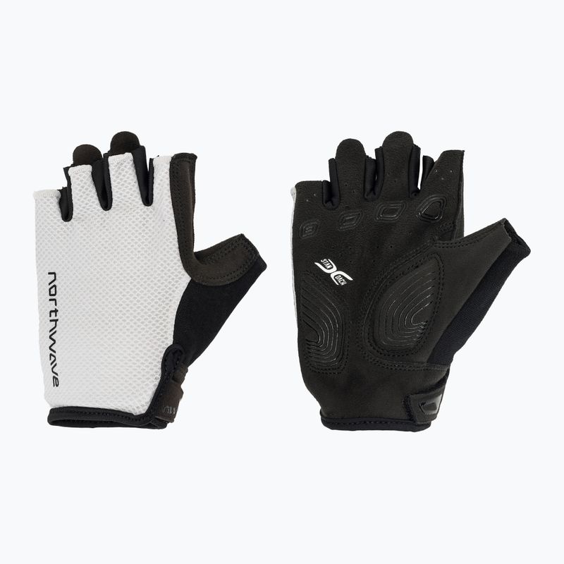 Рукавички велосипедні чоловічі Northwave Active Max Short Finger light grey