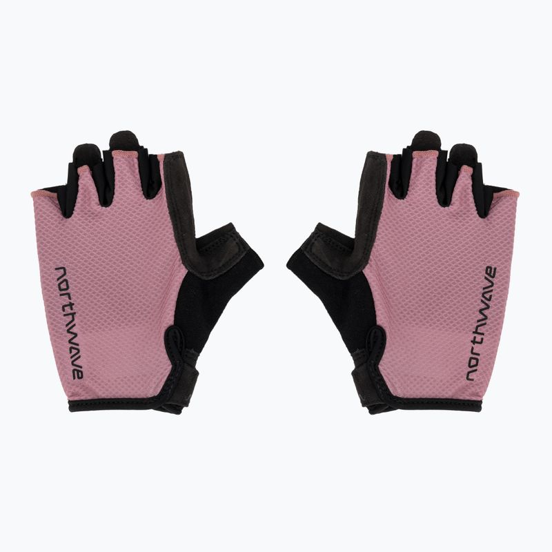 Рукавички велосипедні жіночі Northwave Active Max Short Finger dusty malva 2
