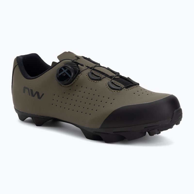 Кросівки велосипедні MTB чоловічі Northwave Scorpius Plus green forest/black