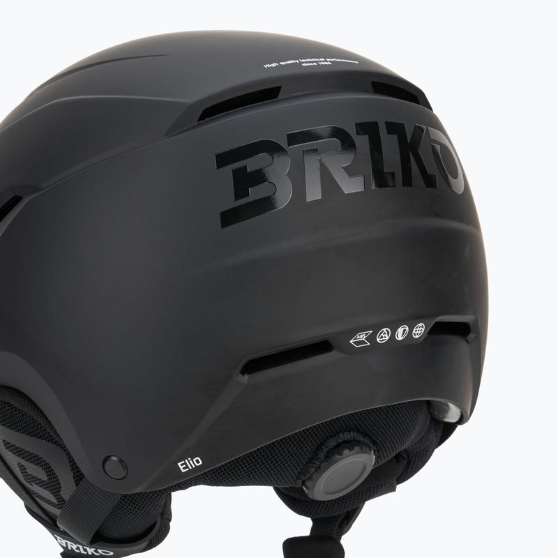 Шолом гірськолижний Briko Elio Visor Photo matt black 8
