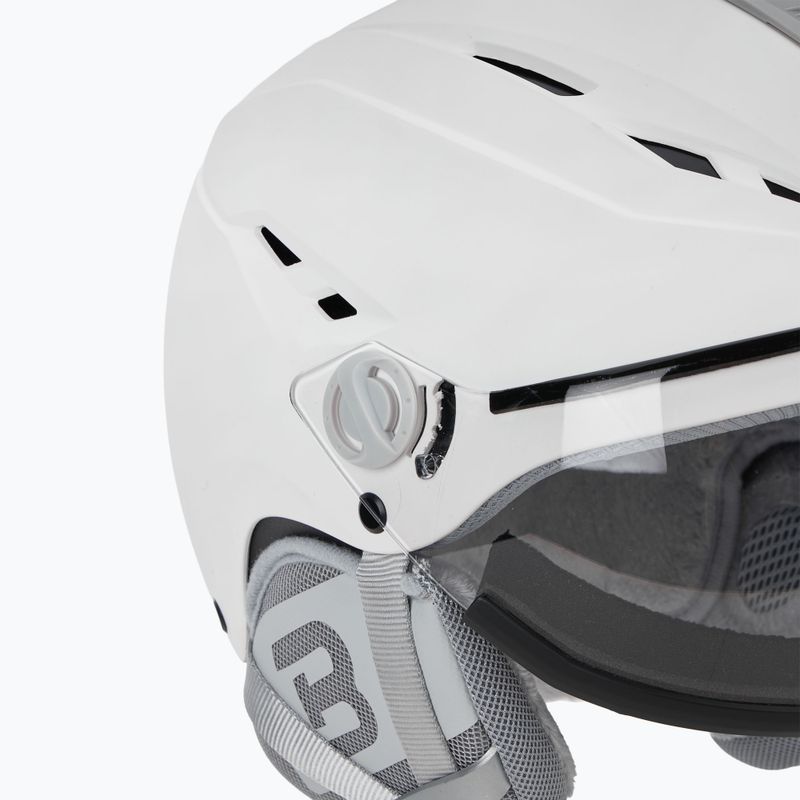 Шолом гірськолижний Briko Chione Visor Photo matt white 7