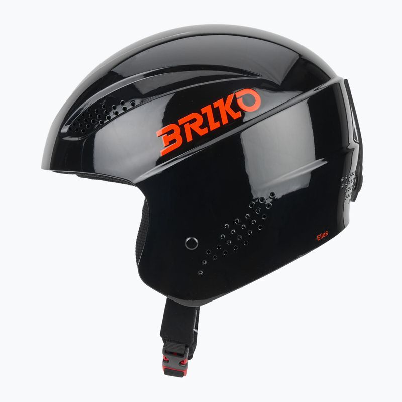 Шолом гірськолижний дитячий Briko Elias Jr shiny black/orange 3
