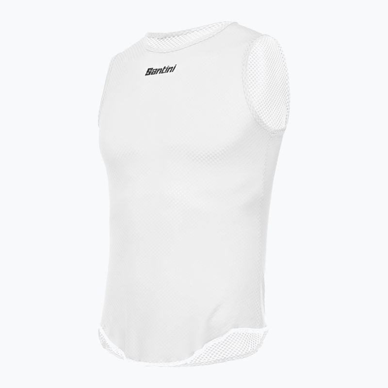 Велофутболка чоловіча Santini Sleeveless Baselayer Lieve біла BM002GLLLIEVEBIXS 6