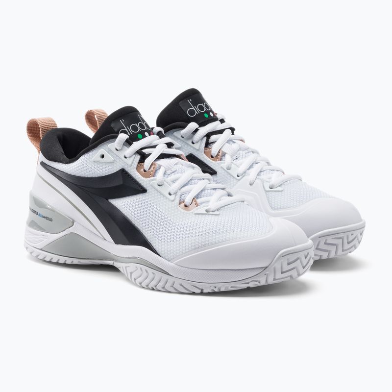 Кросівки для тенісу жіночі Diadora Speed Blushield 5 AG біло-чорні DD-101.176941 5