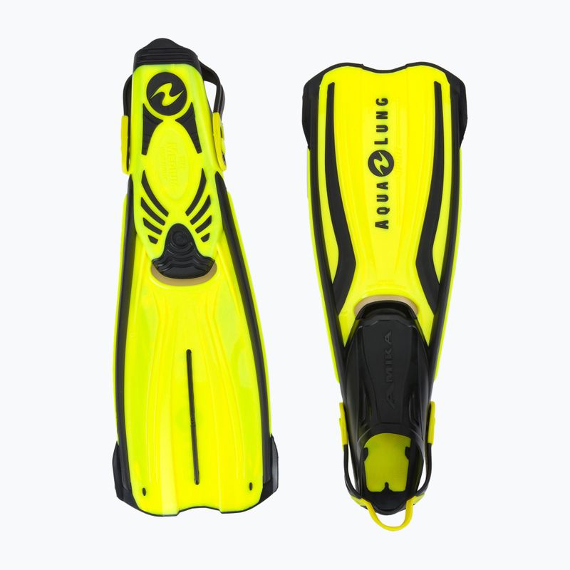 Ласти для снорклінгу Aqualung Amika yellow/black 2