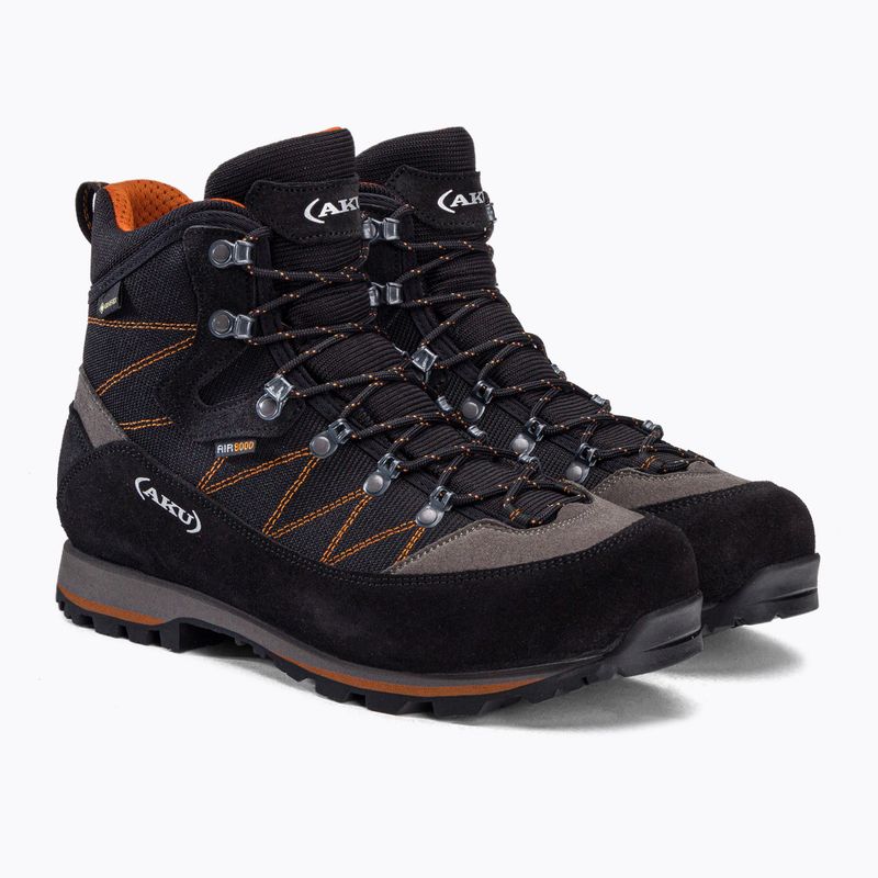 Черевики для трекінгу чоловічі AKU Trekker Lite III Wide GTX black/orange 5