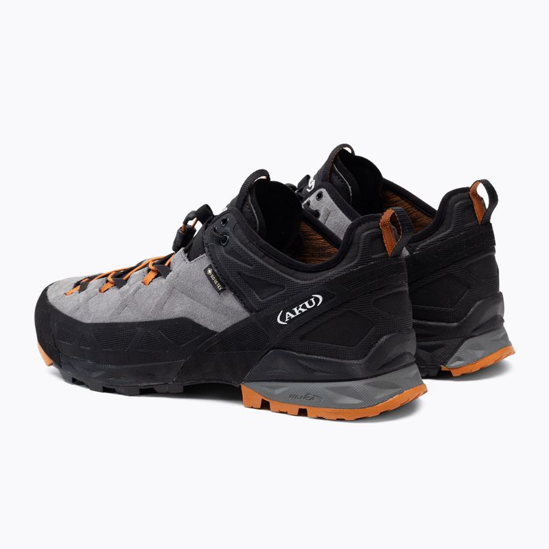 Черевики для альпінізму чоловічі AKU Rock DFS GTX grey/orange 3