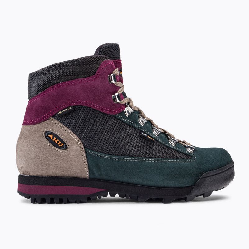 Черевики для трекінгу жіночі AKU Ultra Light Original GTX anthracite/green 2