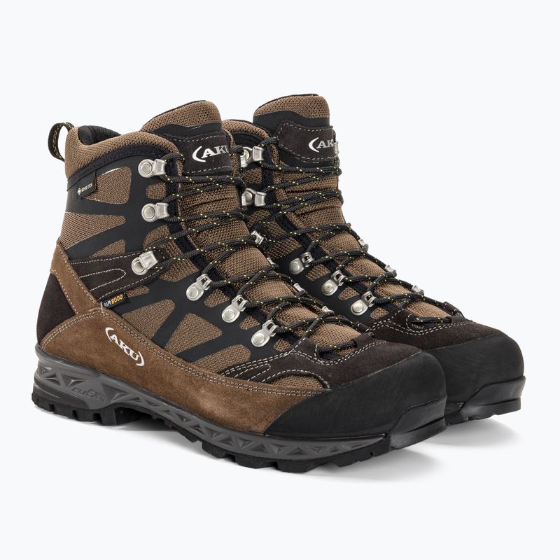 Взуття трекінгове чоловіче AKU Trekker Pro GTX brown/black 4