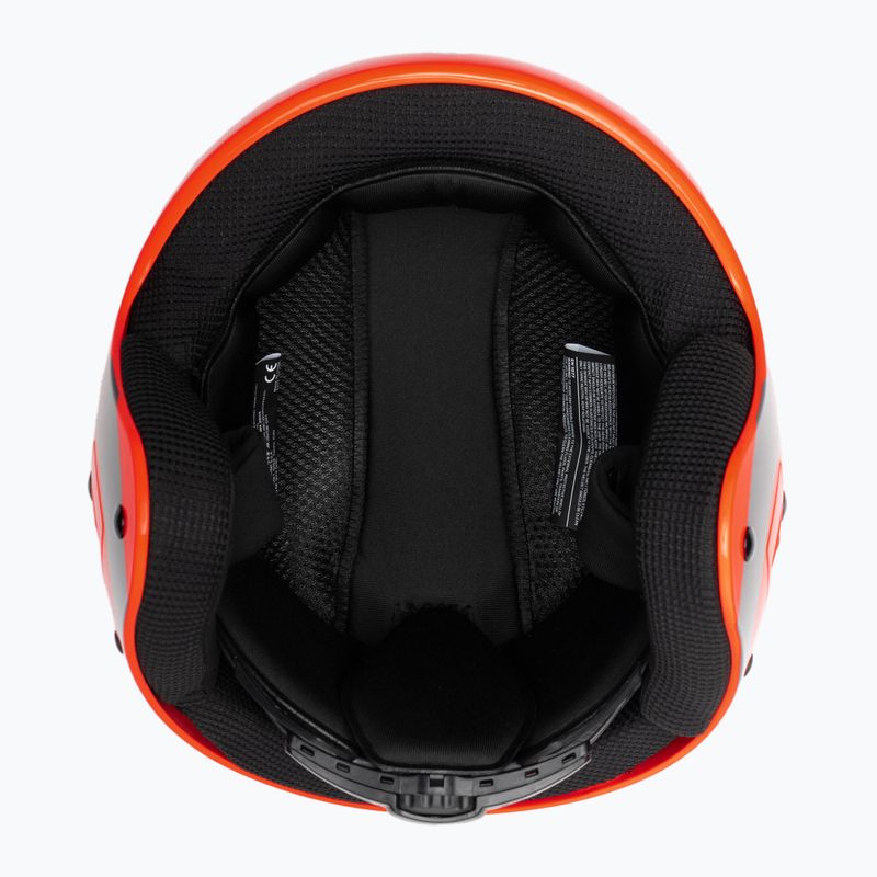 Шолом лижний дитячий Briko Vulcano FIS 6.8 JR shiny orange/black 6