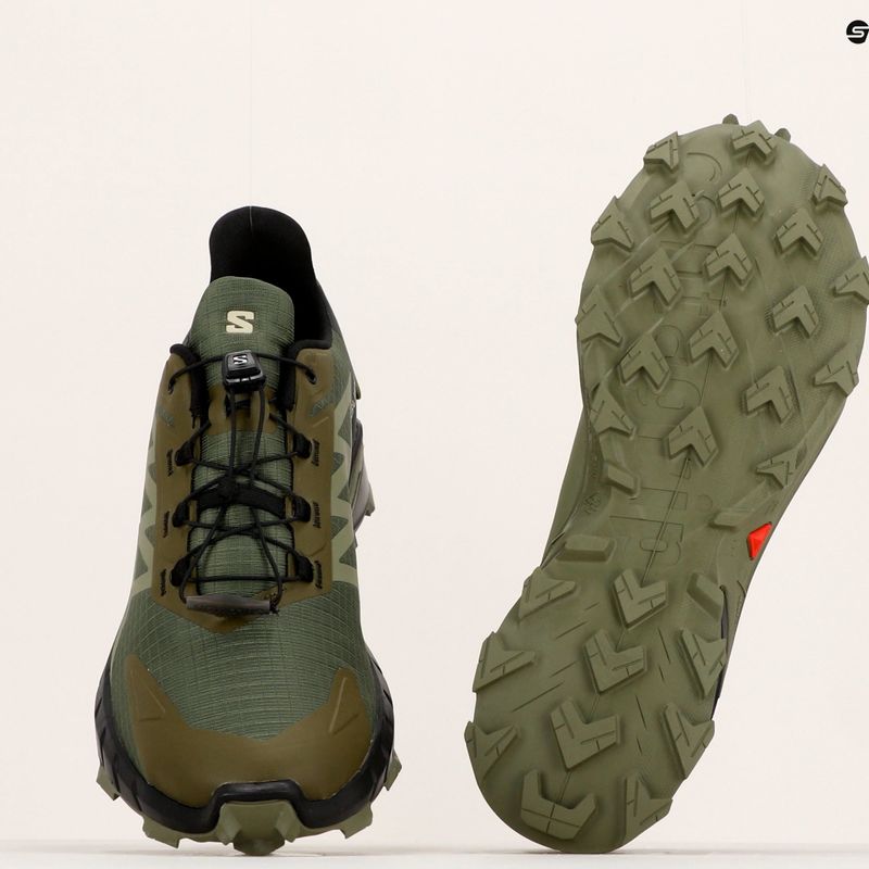 Кросівки для бігу чоловічі Salomon Supercross 4 зелені L47205100 16