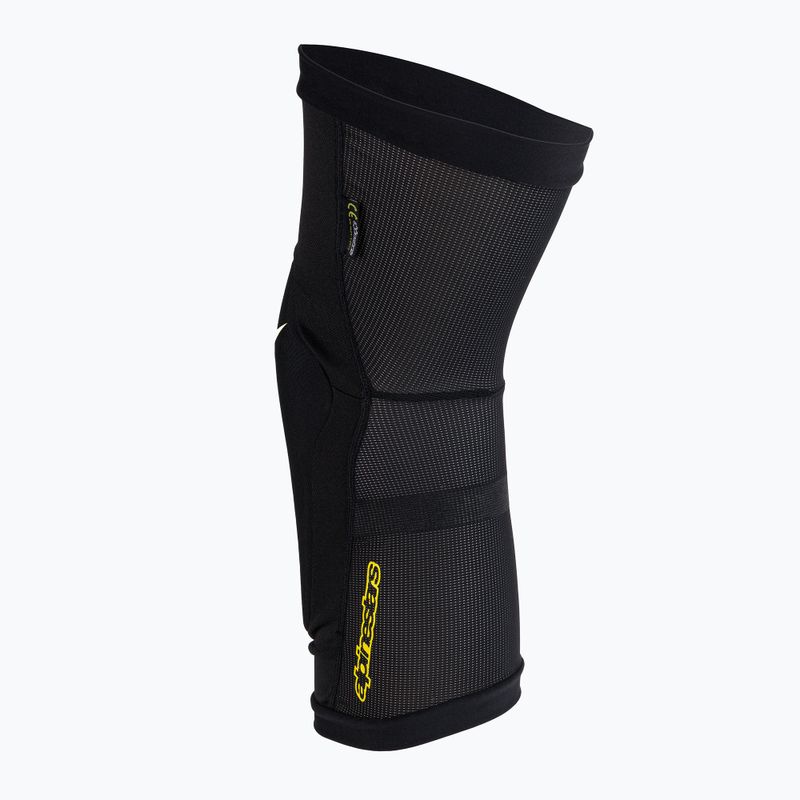 Наколінники велосипедні Alpinestars Paragon Plus Knee black/acid yellow 2