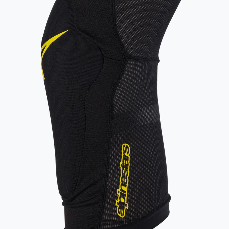 Наколінники велосипедні Alpinestars Paragon Plus Knee black/acid yellow 3