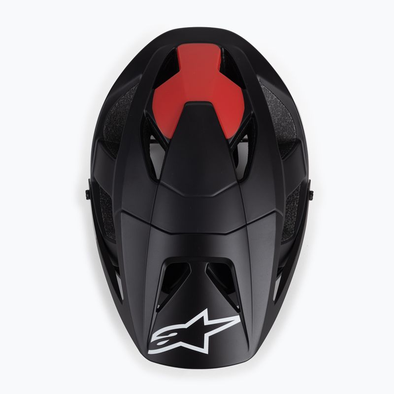 Шолом велосипедний Alpinestars Vector Pro Atom black/red matt 6