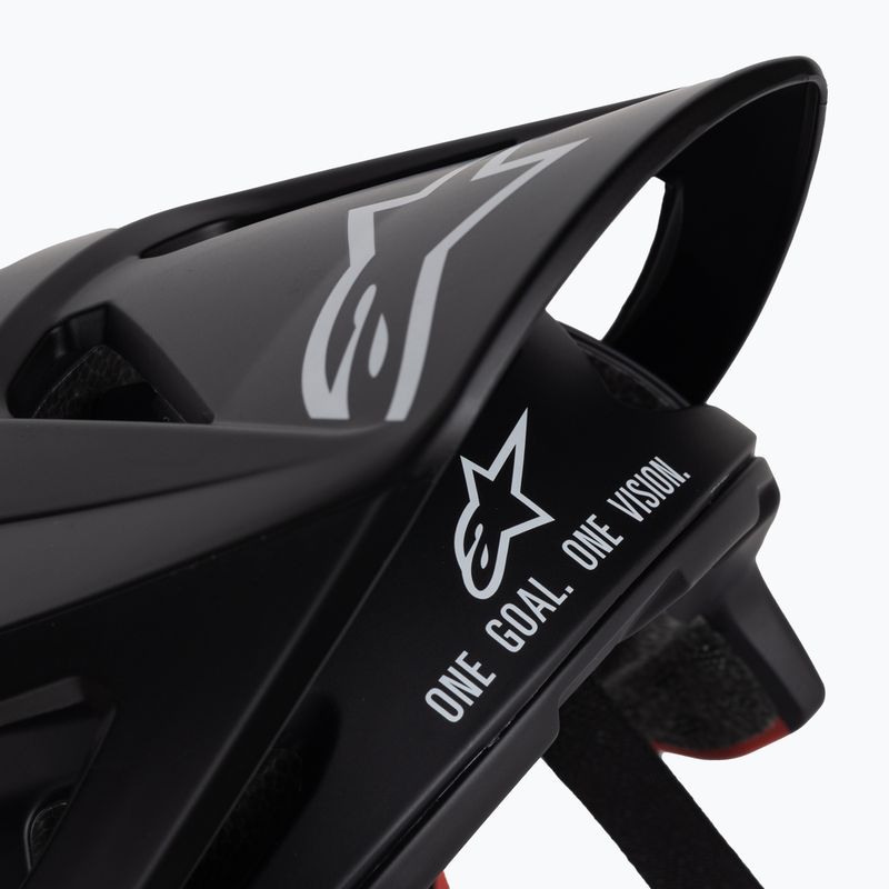 Шолом велосипедний Alpinestars Vector Pro Atom black/red matt 7