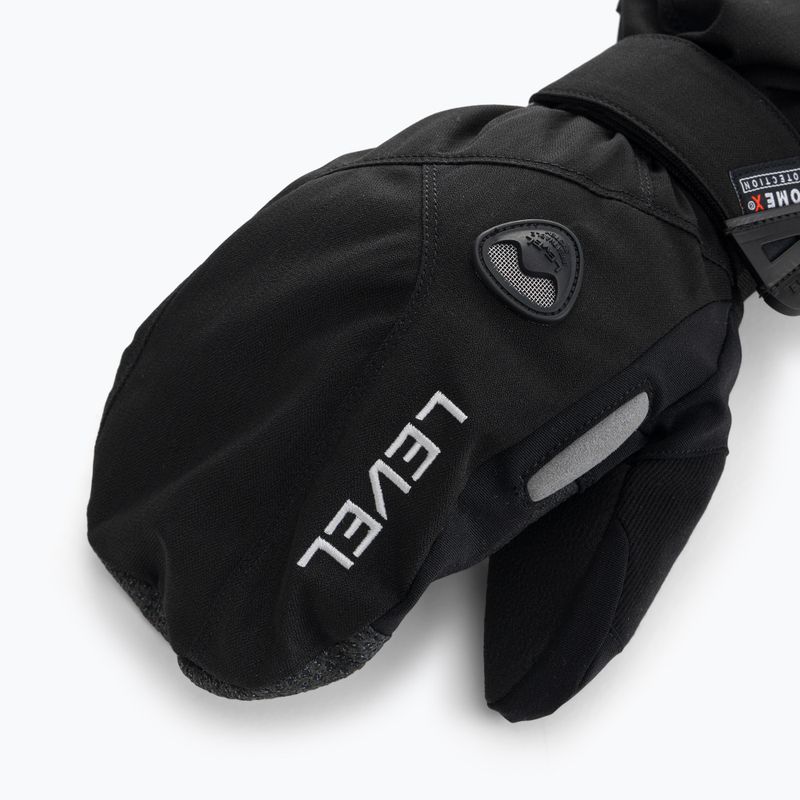 Рукавиці сноубордичні чоловічі Level Fly Mitt black 4