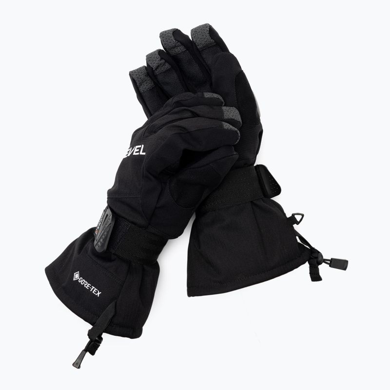 Рукавиці для сноуборду чоловічі Level Half Pipe Gore Tex чорні 1011