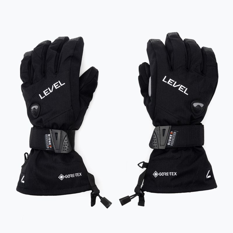 Рукавиці для сноуборду чоловічі Level Half Pipe Gore Tex чорні 1011 2