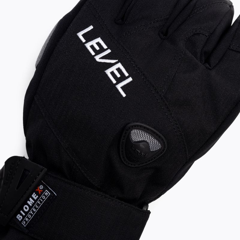Рукавиці для сноуборду чоловічі Level Half Pipe Gore Tex чорні 1011 5