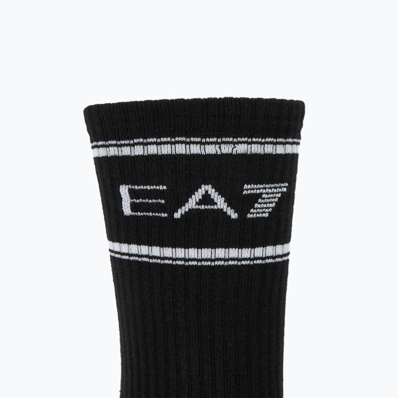 Шкарпетки EA7 Emporio Armani Train Socks Sponge 3 пари black / vanilla ice / armani blu 4