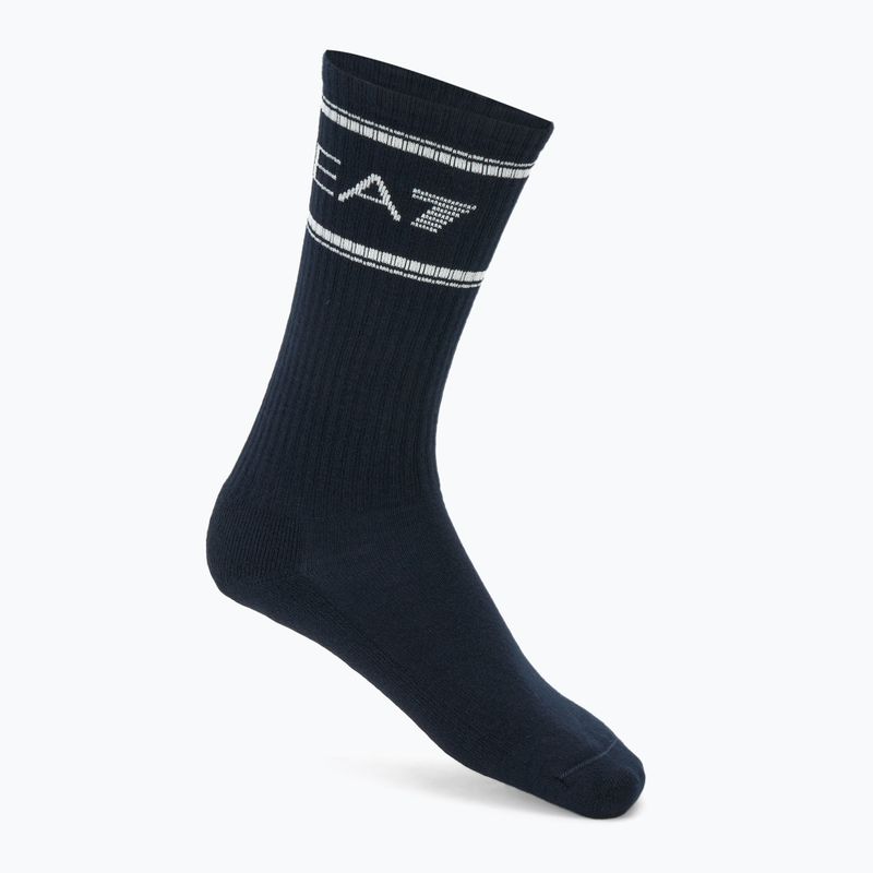 Шкарпетки EA7 Emporio Armani Train Socks Sponge 3 пари black / vanilla ice / armani blu 7