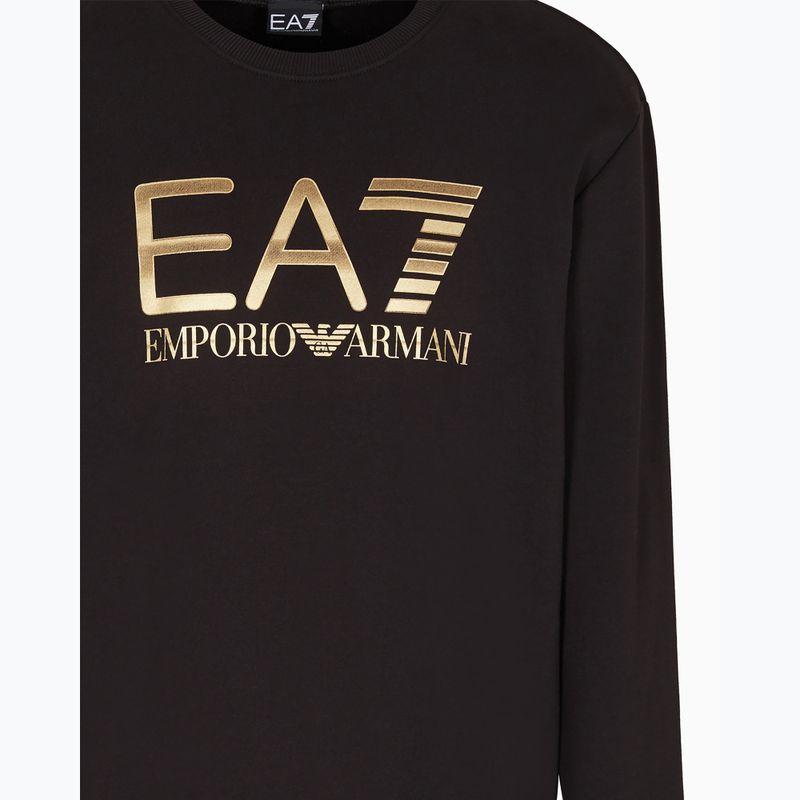 Кофта чоловіча EA7 Emporio Armani Train Logo Series T-Top Big Logo black 3