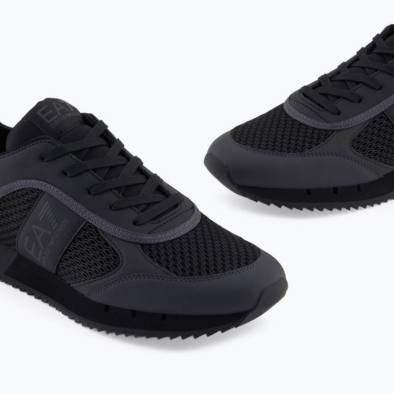 Кросівки EA7 Emporio Armani Black & White Laces black / asphalt 13