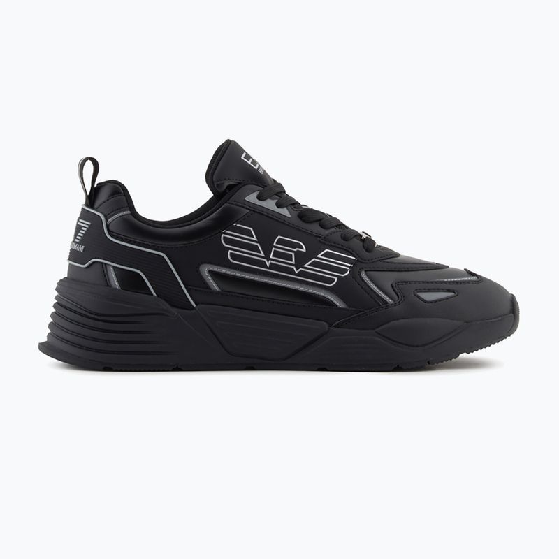 Кросівки EA7 Emporio Armani Ace Runner Special triple black / silver 8