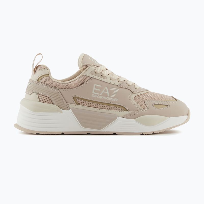 Кросівки EA7 Emporio Armani Ace Runner New cement / almond milk / light gold 8