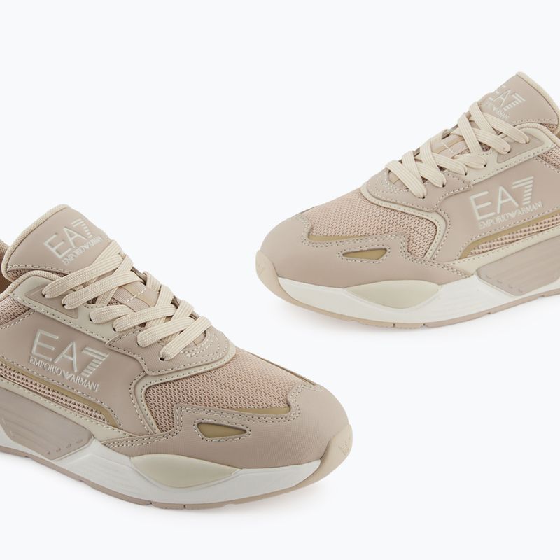 Кросівки EA7 Emporio Armani Ace Runner New cement / almond milk / light gold 13