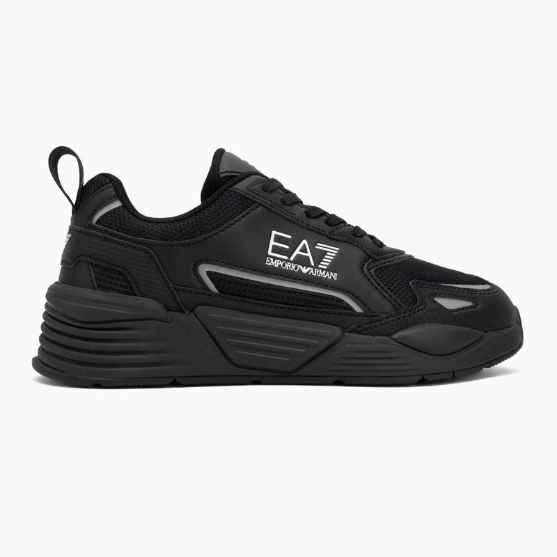 Кросівки EA7 Emporio Armani Ace Runner New triple black / silver 2