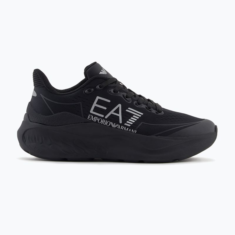 Кросівки EA7 Emporio Armani Wave Cracking full black / silver 8