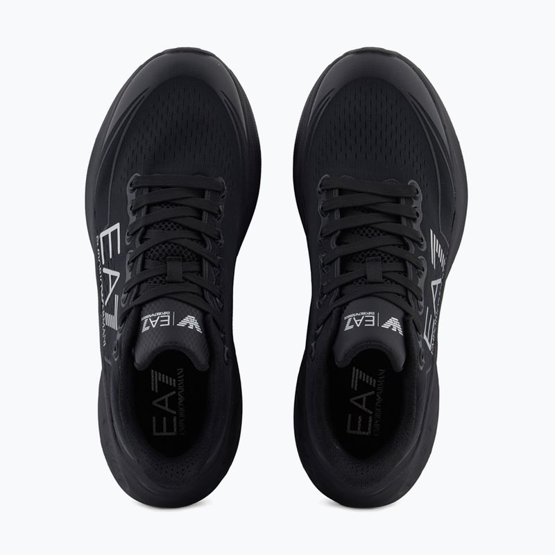 Кросівки EA7 Emporio Armani Wave Cracking full black / silver 12