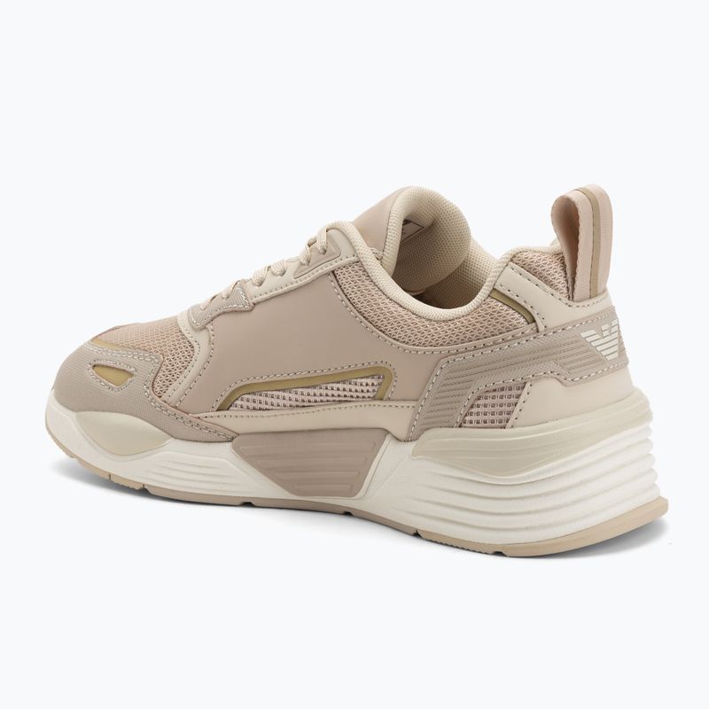 Кросівки EA7 Emporio Armani Ace Runner New cement / almond milk / light gold 3