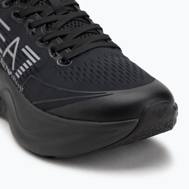Кросівки EA7 Emporio Armani Wave Cracking full black / silver 7