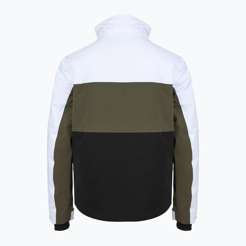 Куртка гірськолижна чоловіча EA7 Emporio Armani Ski Kitzbuhel Protectum7 Colorblock white / black / grape leaf 7