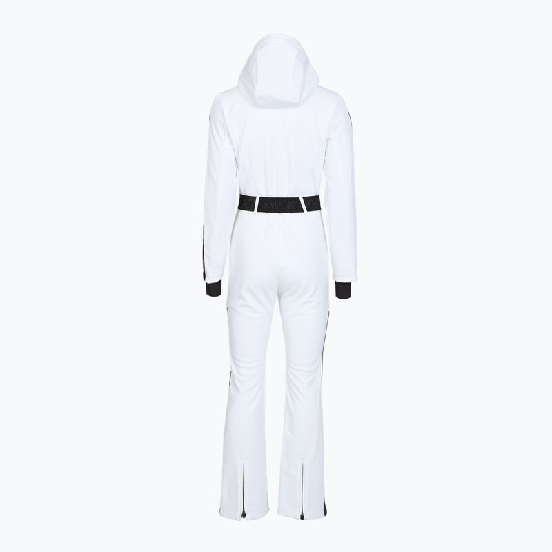 Комбінезон гірськолижний жіночий EA7 Emporio Armani Ski Kitzbuhel Softshell white 2