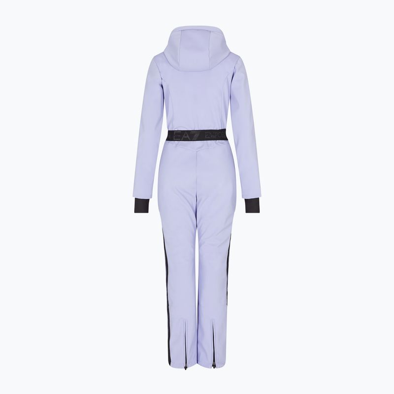 Комбінезон гірськолижний жіночий EA7 Emporio Armani Ski Kitzbuhel Softshell sweet lavender 2