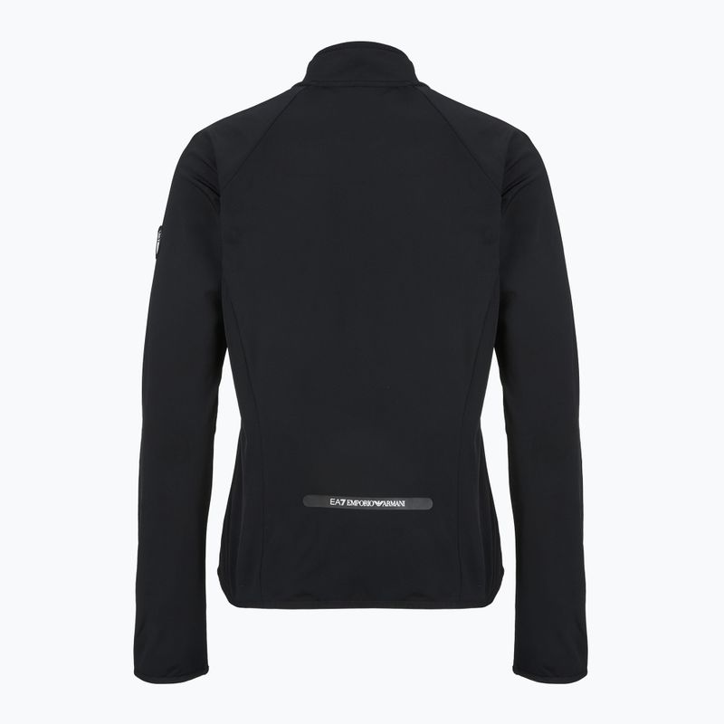 Кофта гірськолижна жіноча EA7 Emporio Armani Ski Cortina Powerstretch Fz black 2