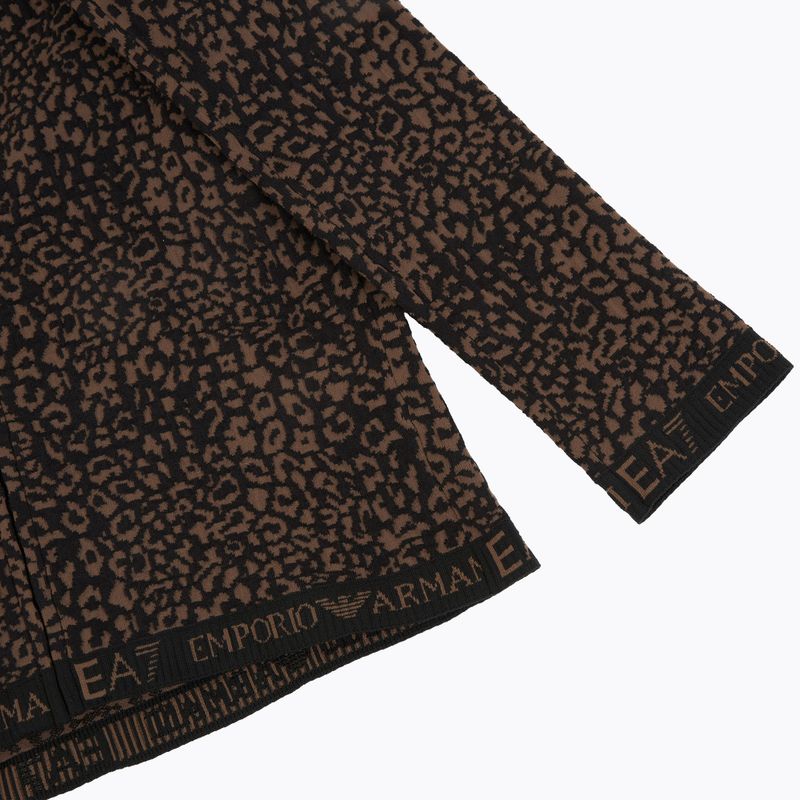 Комплект термобілизни жіночий EA7 Emporio Armani Ski Jacquard Knitted fancy brown animal print 6