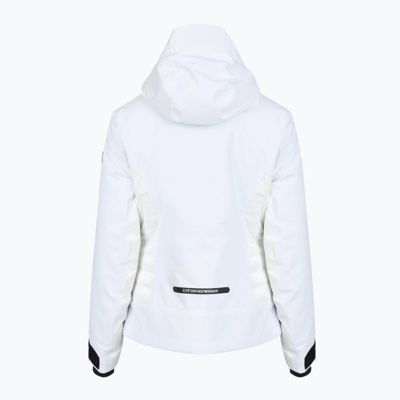 Куртка гірськолижна жіноча EA7 Emporio Armani Ski Cortina Toray Fashion white 2