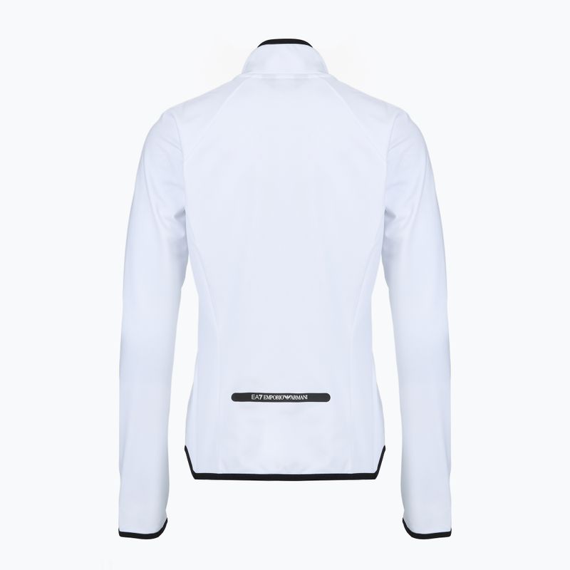 Кофта гірськолижна жіноча EA7 Emporio Armani Ski Cortina Powerstretch Fz white 2