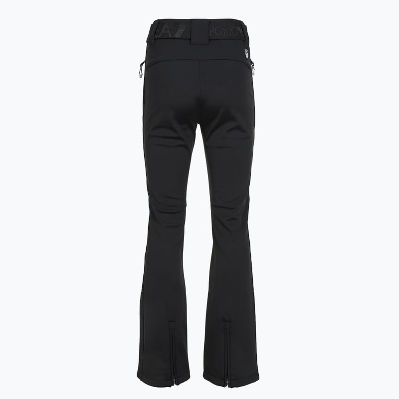 Штани гірськолижні жіночі EA7 Emporio Armani Ski Kitzbuhel Softshell Waisted black 2