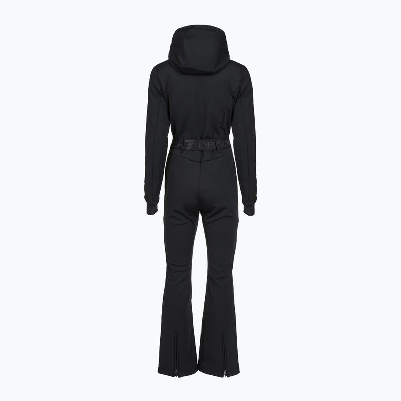 Комбінезон гірськолижний жіночий EA7 Emporio Armani Ski Kitzbuhel Softshell black 2